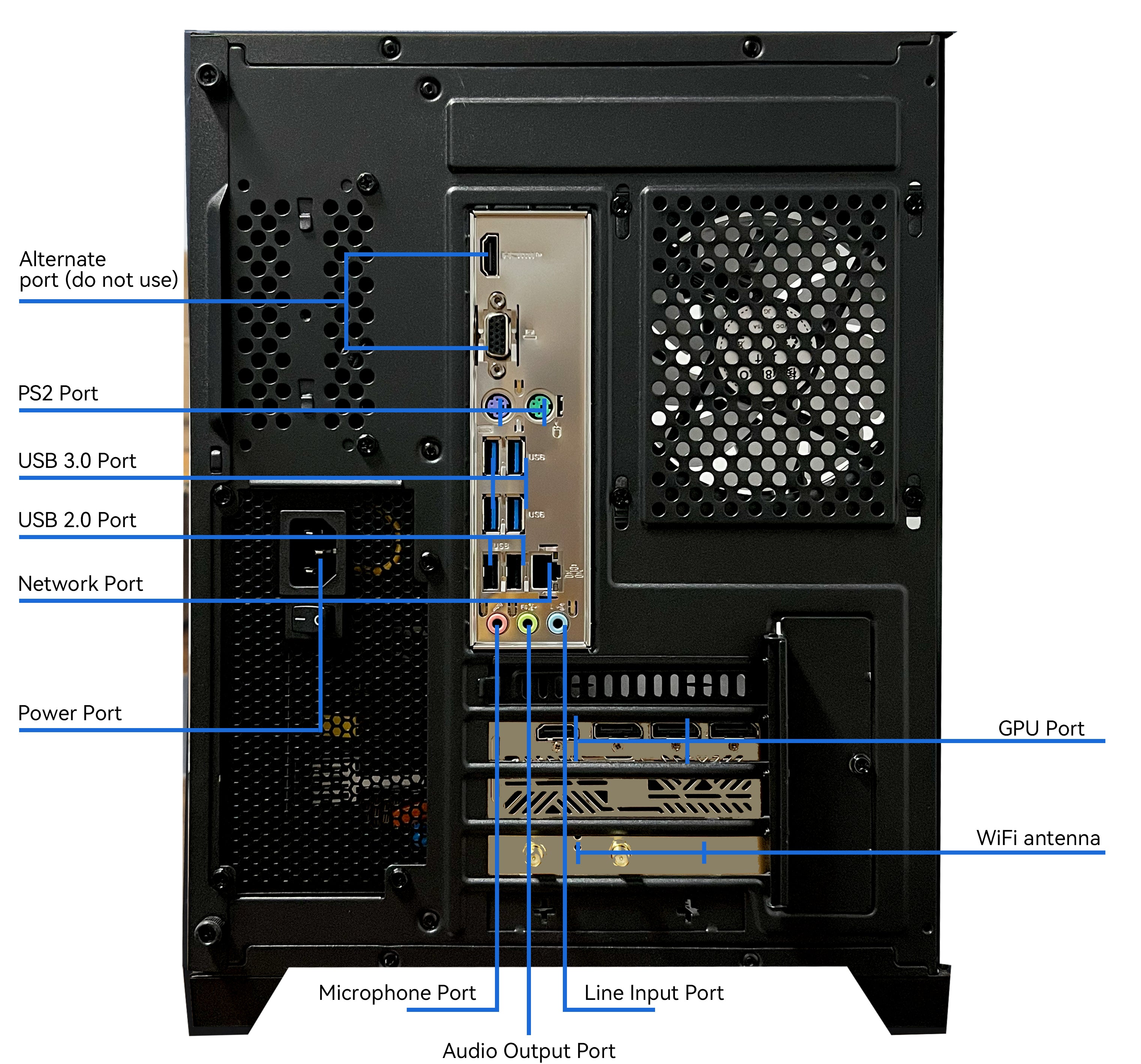 YAWYORE Gaming PC Desktop,AMD Ryzen 5 9600X,RTX5060 8G,MSI B650M,32GB DDR5 6000 RAM and 1TB M.2 NVMe PCle4.0,Liquid Cooler ARGB FAN,Wi-Fi+BT,Game Design Office console,Sea View Room,Prebuilt Gaming PC